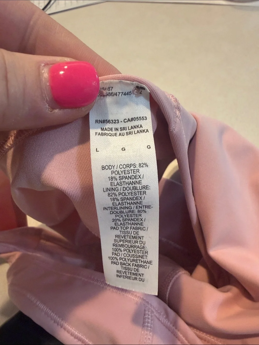 Nike Rose Pink Racerback Medium-Impact Sports Bra